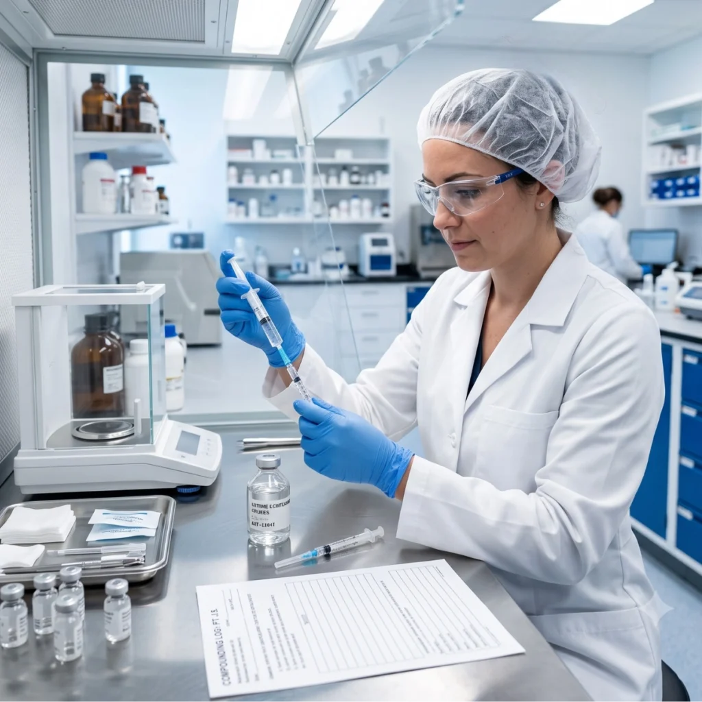 Peptide compounding